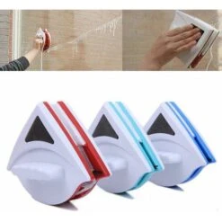 Double-sided Magnetic Window Cleaner, Strong On Both Sides With Ergonomic Handle For 15-23 Mm Glass Panes See Picture -Smart Home Appliance Store 86197656 4