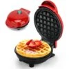 Waffle Iron Mini Waffles, Small Waffle Iron With Non-stick Coating For Classic Waffles, Waffle Iron Belgian Waffles For Children's Birthday Parties, Family Celebrations, Easter -Smart Home Appliance Store 86604528 1