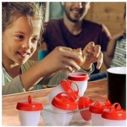 Egg Boiler Set Of 6 Silicone Egg Boilers Shellless Non-Stick Silicone Egg Boiler BPA-Free Egg Boiler Non-Stick Egg Poacher -Smart Home Appliance Store 86606879 5