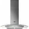 Zanussi ZHC92352X 90cm Chimney Hood With Curved Glass - Stainless Steel -Smart Home Appliance Store 86764627 1