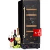 Klarstein Vinovilla 17 Built-In Duo Vilhelmine Edition Wine Fridge 17 Bottles 3-Colour Glass Door -Smart Home Appliance Store 87106525 1