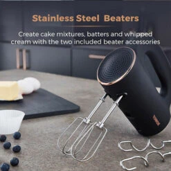 Tower Cavaletto Hand Mixer Black -Smart Home Appliance Store 87184006 4