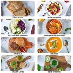 Magimix 5200XL Premium Red Food Processor -Smart Home Appliance Store 87184333 4