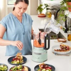 NEW KitchenAid 2.1L Pistachio Food Processor -Smart Home Appliance Store 87185793 5