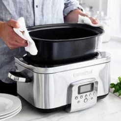 GreenPan Non-Stick Slow Cooker 6L Stainless Steel -Smart Home Appliance Store 87186027 5