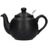 London Pottery Farmhouse Filter 2 Cup Teapot Matt Black -Smart Home Appliance Store 87187152 1