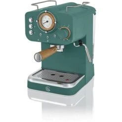 Swan Nordic Pine Green Pump Espresso Coffee Machine