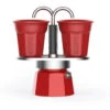 Bialetti Mini Express Double Serve Coffee Maker (2 Cups & 2 Cup Coffee Maker) - Red -Smart Home Appliance Store 87188705 1