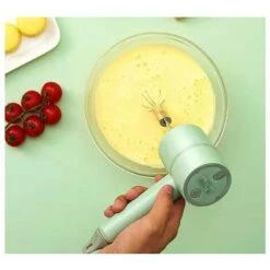 Household Electric Hand-held Cordless Egg Beater Mixer Multi-functional Creamer Cooking Green Whisk -Smart Home Appliance Store 87611331 3