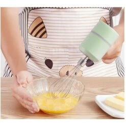 Blender Wireless Charging Electric Egg Beater Home Baking Tool Cream Whisker Handheld Egg Beater 2 Egg Sticks-White -Smart Home Appliance Store 87627280 4
