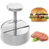 Burger Press, Adjustable Stainless Steel Nonstick Hamburger Press, For Parties, Dinners, BBQs, Dishwasher Safe -Smart Home Appliance Store 87644746 1