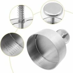 Burger Press, Adjustable Stainless Steel Nonstick Hamburger Press, For Parties, Dinners, BBQs, Dishwasher Safe -Smart Home Appliance Store 87644746 3