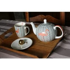 Tea Infuser Teapot - Stainless Steel Infuser (Gold) -Smart Home Appliance Store 87859550 4