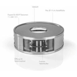 BEEM Stövchen Teapot Warmer- Stainless Steel -Smart Home Appliance Store 87945975 4