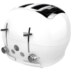 The Funky Appliance Company 1.7 Litre Kettle And 4 Slice Toaster Set White -Smart Home Appliance Store 88019427 4