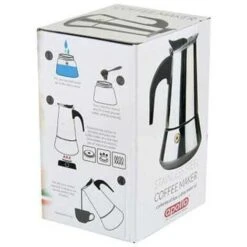 Apollo® Apollo Stainless Steel Induction 2 Cup Coffee Maker -Smart Home Appliance Store 88217743 3