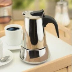 Apollo® Apollo Stainless Steel Induction 2 Cup Coffee Maker -Smart Home Appliance Store 88217743 4