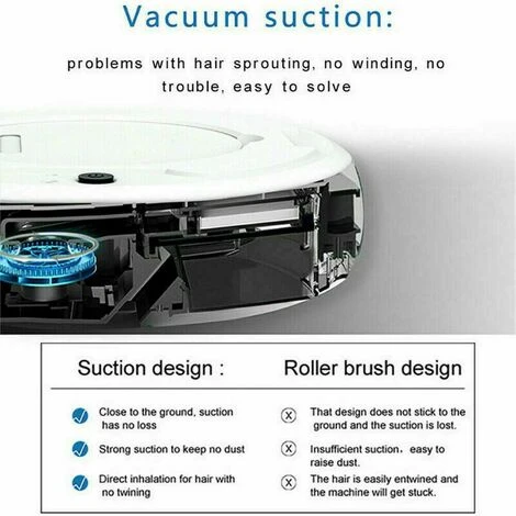 Multifunction Robot Vacuum Cleaner, 3 In 1 Intelligent Sweeping Robot, Automatically Rechargeable, Dry And Wet Sweeping 5 Multifunction Robot Vacuum Cleaner, 3 In 1 Intelligent Sweeping Robot, Automatically Rechargeable, Dry And Wet Sweeping - Image 3