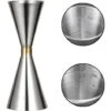 Cocktail Measurer, Stainless Steel Double Sided Cocktail Measurer, Silver Measuring Cup For Professional Bartender 30ml X 45mlMeasuring Cups