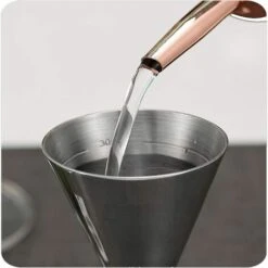 Cocktail Measurer, Stainless Steel Double Sided Cocktail Measurer, Silver Measuring Cup For Professional Bartender 30ml X 45mlMeasuring Cups -Smart Home Appliance Store 88617812 3