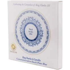 8" King Charles III Queen Consort Portrait Memorabilia Coronation Plate With Stand -Smart Home Appliance Store 89047928 4