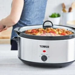 Tower 6.5 Litre Stainless Steel Slow Cooker 11 Tower 6.5 Litre Stainless Steel Slow Cooker -Smart Home Appliance Store 89578134 5