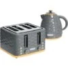 HOMCOM Kettle And Toaster Sets 1.7L Kettle & 4 Slice Toaster W/ Browning Control Grey 1 HOMCOM Kettle And Toaster Sets 1.7L Kettle & 4 Slice Toaster W/ Browning Control Grey -Smart Home Appliance Store 89624221 1