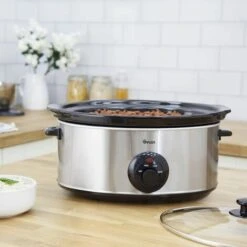 Swan 6.5 Litre Stainless Steel Slow Cooker -Smart Home Appliance Store 89694633 4