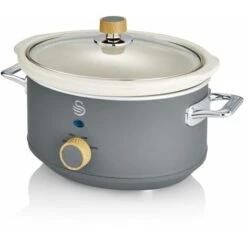 Swan 3.5L Slow Cooker Nordic Grey