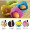 Set Of 6 Silicone Poaching Cups For Perfect Poached Eggs -Smart Home Appliance Store 89792747 1