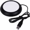 MODOU - USB Cup Warmer, Plate Drink Warmer, Heated Coasters For Coffee Warmer Utensils For Bar Office Home (Black) -Smart Home Appliance Store 89804458 1