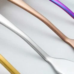 8 Pieces Butter Knife Jam Knife, Stainless Steel Butter Knives, For Butter, Cream, Cheese, Chocolate, Ketchup, Mirror Polished, Dishwasher Safe, Gold - MODOU -Smart Home Appliance Store 89805401 4