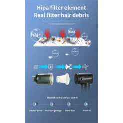 120W/20000Pa Powerful Suction Handheld Car Vacuum Cleaner Foldable Cordless Vacuum Cleaner Home For Cleaning Pet Hair Vacuum Cleaner For Home -Smart Home Appliance Store 90437129 3