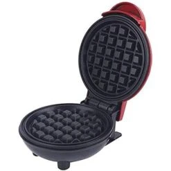 Mini Waffle Maker Machine For Individual Waffles, Paninis, Hash Browns Red -Smart Home Appliance Store 90745480 3