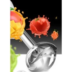 Hand-held Multifunctional Cooking Stick, Baby Food Supplement, Electric Stirring Stick, Cooking Machine Juicer Set(host+eggbeater) -Smart Home Appliance Store 90763638 5