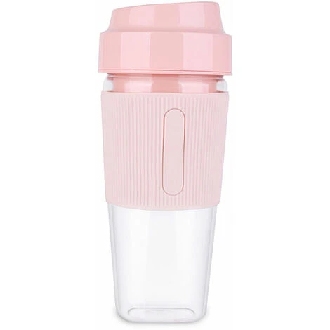 Portable Blender Juicer Cup Mini Smoothies Maker Rechargeable Blender Personal Size Blender Travel Cup With Safety Guard (Pink) 3 Portable Blender Juicer Cup Mini Smoothies Maker Rechargeable Blender Personal Size Blender Travel Cup With Safety Guard (Pink)
