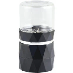 Grinder Home Portable Mini Electric Smoke Grinder USB 200W High Power 400mAh 16000rpm Speed Herb Pulverizer, Black