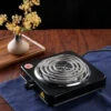 Home Mini Electric Stove Single Burner Portable Plate Mosquito Stove 1000W High Power 200-1000℃ Kitchen Stove Water Smoke Charcoal Coconut Shell Charcoal L -Smart Home Appliance Store 91175105 1