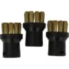 Vhbw 3x Round Brush Compatible With Kärcher SC 2 EASYFIX PROMO YELLOW, SC 2 EASYFIX YELLOW Steam Cleaner - Steam Brush