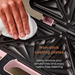 Tower Cavaletto Sandwich Maker Pink 11 Tower Cavaletto Sandwich Maker Pink -Smart Home Appliance Store 91972028 5