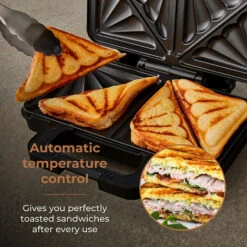 Tower Cavaletto Sandwich Maker Black -Smart Home Appliance Store 91972069 4