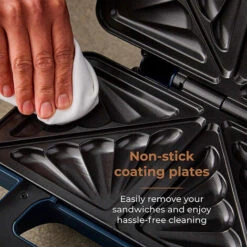 Tower Cavaletto Sandwich Maker Midnight Blue 11 Tower Cavaletto Sandwich Maker Midnight Blue -Smart Home Appliance Store 91972083 5