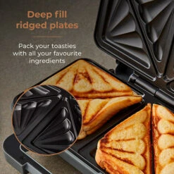 Tower Cavaletto Sandwich Maker Grey 9 Tower Cavaletto Sandwich Maker Grey -Smart Home Appliance Store 91972234 3