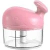 Mini Whale Shape Garlic Press Manual Hand Chopper Food Processor Kitchen Smasher Crusher Vegetable Chopper For Meat Nuts Pepper Kitchen Condiments Kitchen Gadget