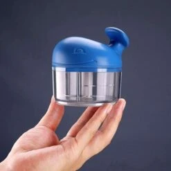 Mini Whale Shape Garlic Press Manual Hand Chopper Food Processor Kitchen Smasher Crusher Vegetable Chopper For Meat Nuts Pepper Kitchen Condiments Kitchen Gadget -Smart Home Appliance Store 92864148 3