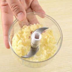 Mini Whale Shape Garlic Press Manual Hand Chopper Food Processor Kitchen Smasher Crusher Vegetable Chopper For Meat Nuts Pepper Kitchen Condiments Kitchen Gadget -Smart Home Appliance Store 92864148 4