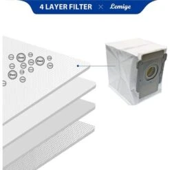 10 Packs Of Vacuum Bags For IRobot I7E5E6 Series Clean Base Automatic Dirt Disposal Bags -Smart Home Appliance Store 92864356 5