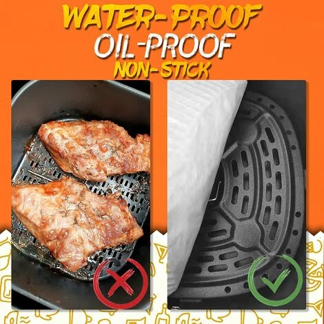 Air Fryer Liners, 100 Pcs Disposable Air Fryer Paper Liner Air Fryer Accessories Air Fryer Paper 7 Air Fryer Liners, 100 Pcs Disposable Air Fryer Paper Liner Air Fryer Accessories Air Fryer Paper - Image 5