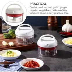 Mini Manual Garlic Chopper Mini Crusher Portable Vegetable Chopper Chopper Chopper Meat Cutting Machine For Garlic Ginger Onion Food 10 Mini Manual Garlic Chopper Mini Crusher Portable Vegetable Chopper Chopper Chopper Meat Cutting Machine For Garlic Ginger Onion Food -Smart Home Appliance Store 92865435 4