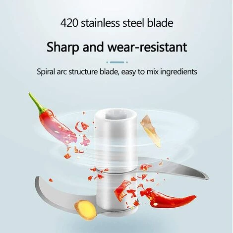 Manual Mini Chopper For Garlic And Vegetables 4 Manual Mini Chopper For Garlic And Vegetables - Image 2